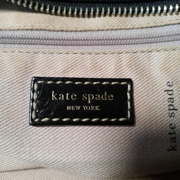 Vintage Kate Spade New York purse black Satchel - Picture 7 of 15